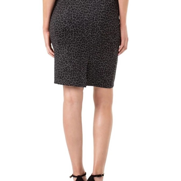 LIVERPOOL HI RISE LEOPARD REESE SKIRT - Picture 4 of 8